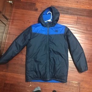 North face navy jacket